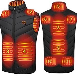 HEATED VEST USB,  battery/charge included, M